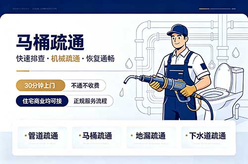 长春马桶疏通