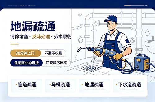 长春地漏疏通
